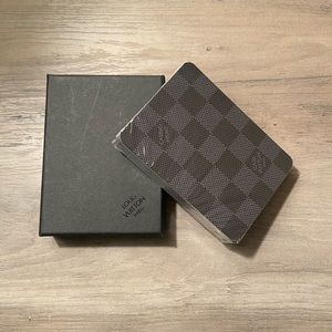 Authentic, rare Louis Vuitton Damier Graphite Casino Cards